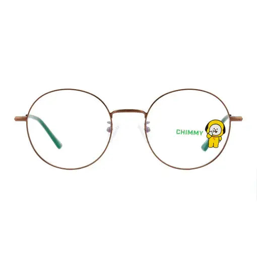 BT21 x LookOptical - Brown Metal Frame Spectacles - BT21 x LookOptical - Accessories - Harumio