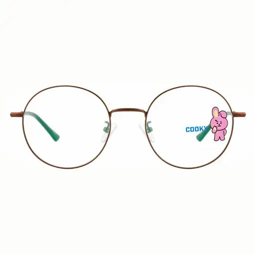 BT21 x LookOptical - Brown Metal Frame Spectacles - BT21 x LookOptical - Accessories - Harumio
