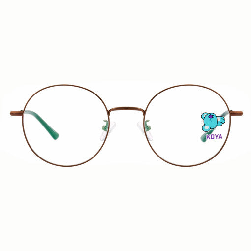 BT21 x LookOptical - Brown Metal Frame Spectacles