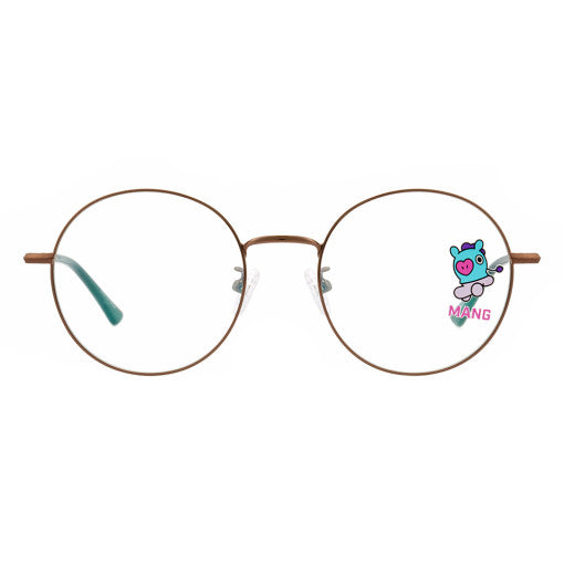 BT21 x LookOptical - Brown Metal Frame Spectacles