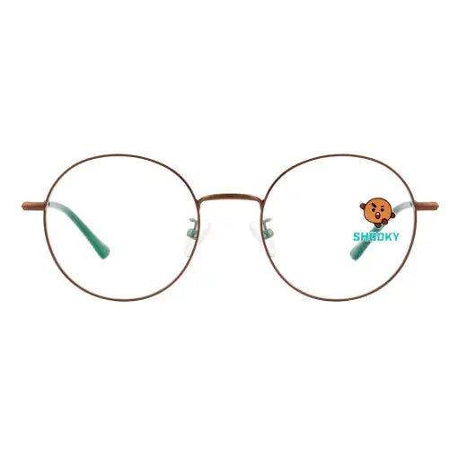 BT21 x LookOptical - Brown Metal Frame Spectacles - BT21 x LookOptical - Accessories - Harumio