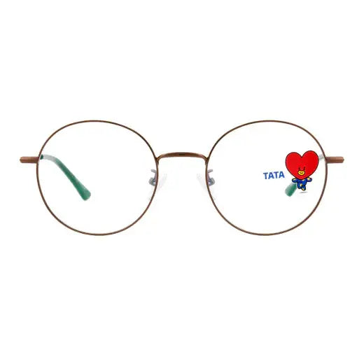 BT21 x LookOptical - Brown Metal Frame Spectacles - BT21 x LookOptical - Accessories - Harumio