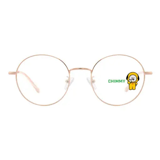 BT21 x LookOptical - Pink Metal Frame Spectacles - BT21 x LookOptical - Accessories - Harumio