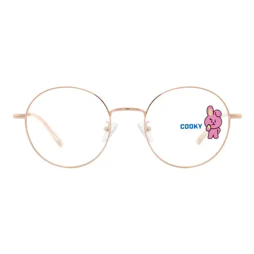BT21 x LookOptical - Pink Metal Frame Spectacles - BT21 x LookOptical - Accessories - Harumio