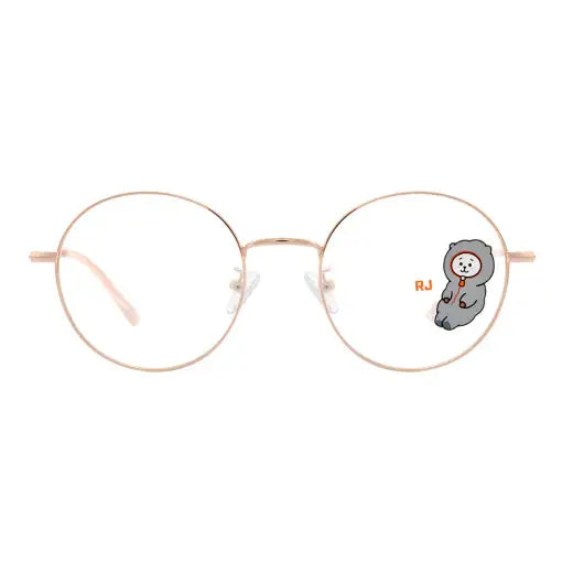 BT21 x LookOptical - Pink Metal Frame Spectacles - BT21 x LookOptical - Accessories - Harumio