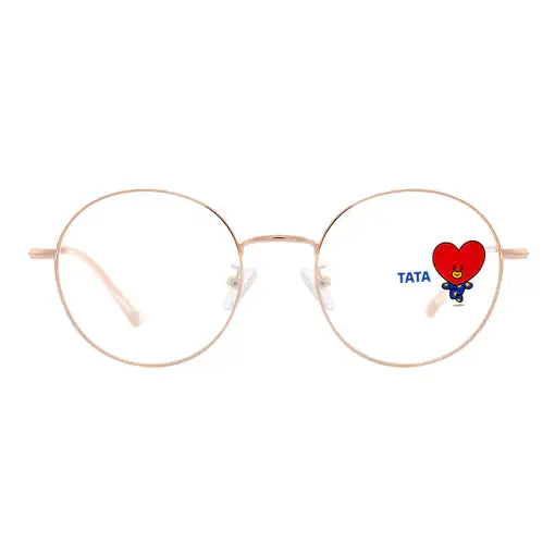 BT21 x LookOptical - Pink Metal Frame Spectacles - BT21 x LookOptical - Accessories - Harumio