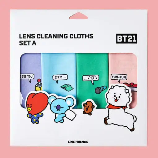 BT21 x LookOptical - Small Lens Cleaning Cloth Set - BT21 x LookOptical - Accessories - Harumio