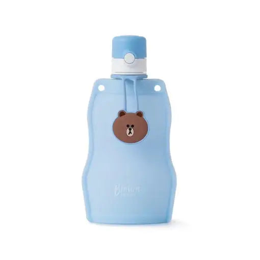 LINE FRIENDS - Official Merch - 280ml Silicone Water Pouch - LINE FRIENDS - Accessories - Harumio