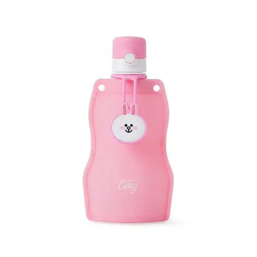 LINE FRIENDS - Official Merch - 280ml Silicone Water Pouch - LINE FRIENDS - Accessories - Harumio