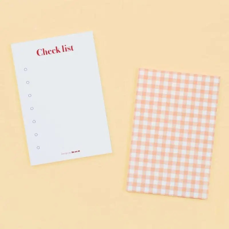 Be On D - Check Sticky Memo-It L - Be On D - Stationery - Harumio