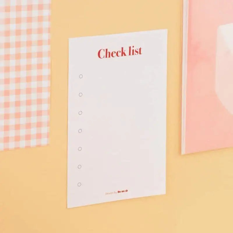 Be On D - Check Sticky Memo-It L - Be On D - Stationery - Harumio