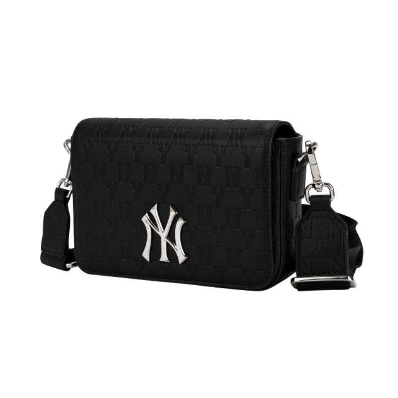 Túi unisex MLB Monogram Hoodie Bag NY Yankees 32BGPB111-50I Màu Trắng
