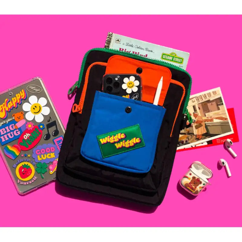 Wiggle Wiggle - Pocket iPad Pouch - Wiggle Wiggle - iPad Pouch - Harumio