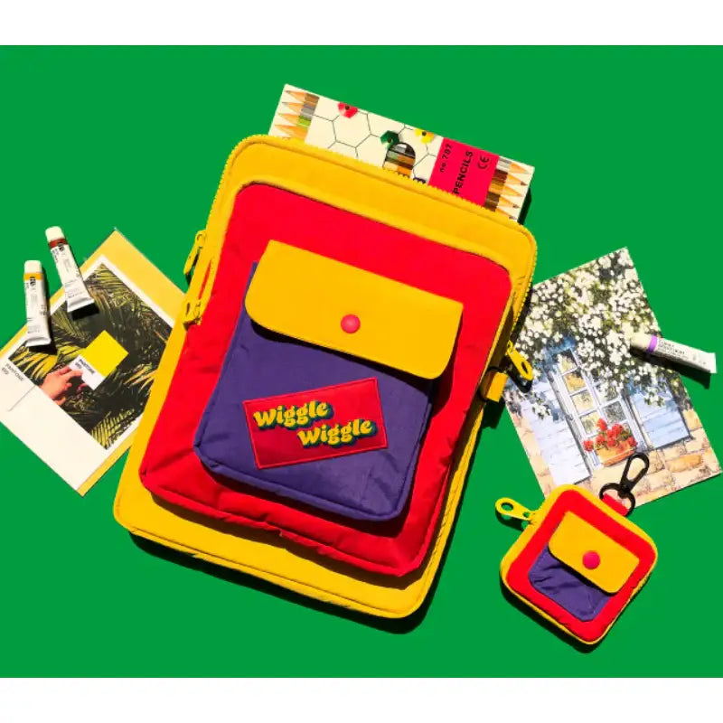 Wiggle Wiggle - Pocket iPad Pouch - Wiggle Wiggle - iPad Pouch - Harumio
