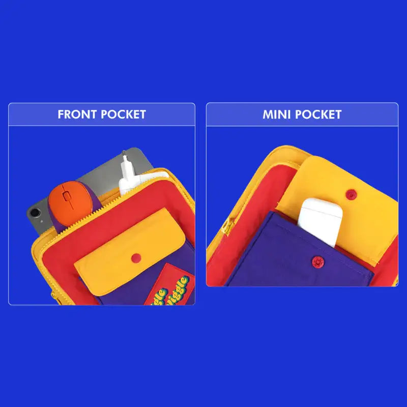 Wiggle Wiggle - Pocket iPad Pouch - Wiggle Wiggle - iPad Pouch - Harumio