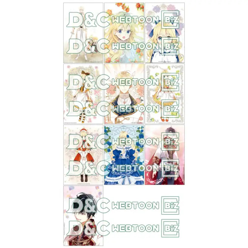 Am I Your Daughter? - Postcard Set Vol.1 - D&C WEBTOON Biz - Postcards - Harumio