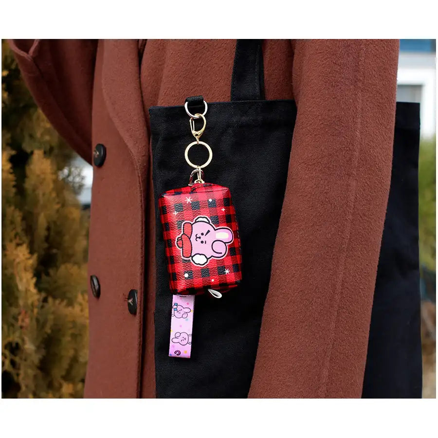 BT21 x Monopoly - Checkered Small Pouch - Monopoly - Accessories - Harumio