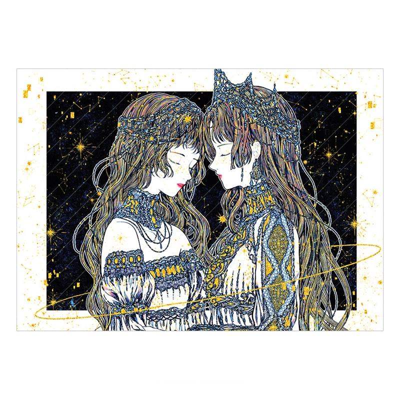 Libet - Estrella Gold Leaf Postcard Set - Libet - Stationary - Harumio