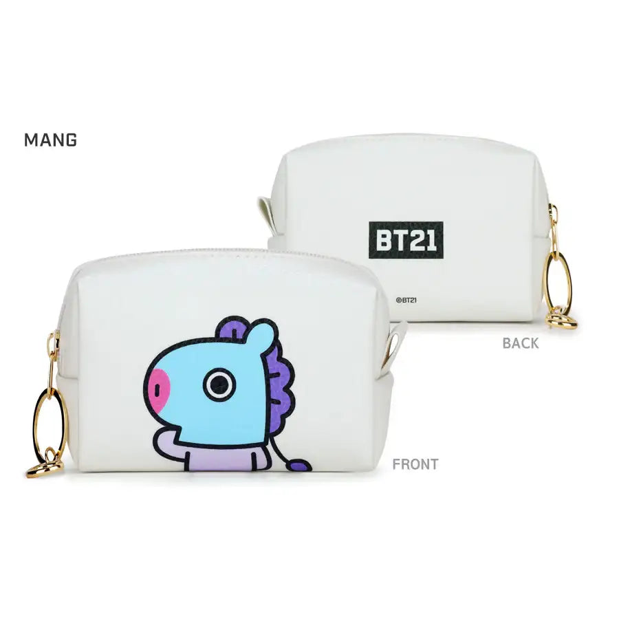 BT21 x Monopoly - PU Square Pouch - Small - Monopoly - Accessories - Harumio