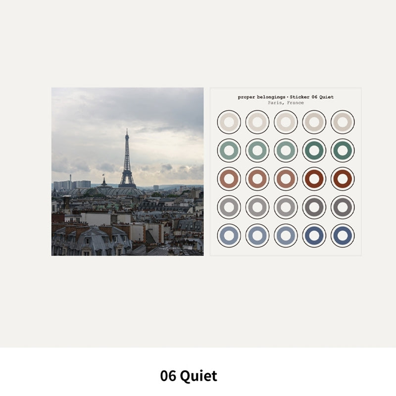 proper belongings - Colorful Doughnut Sticker Set