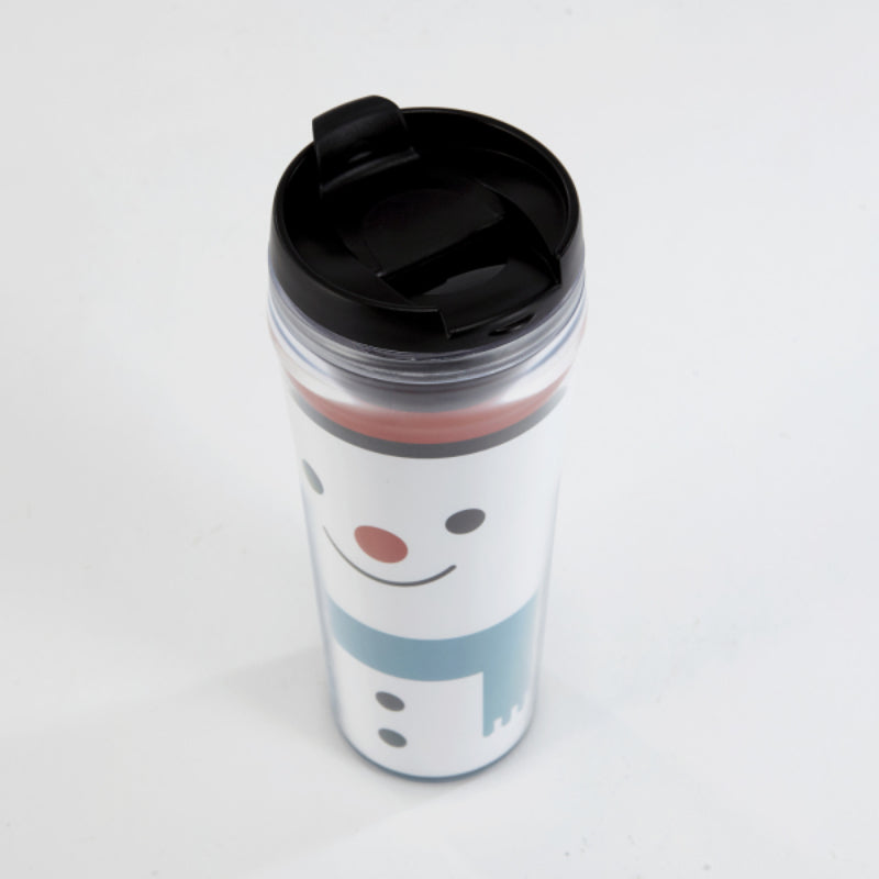 Korean Happy Christmas - Plastic Tumbler