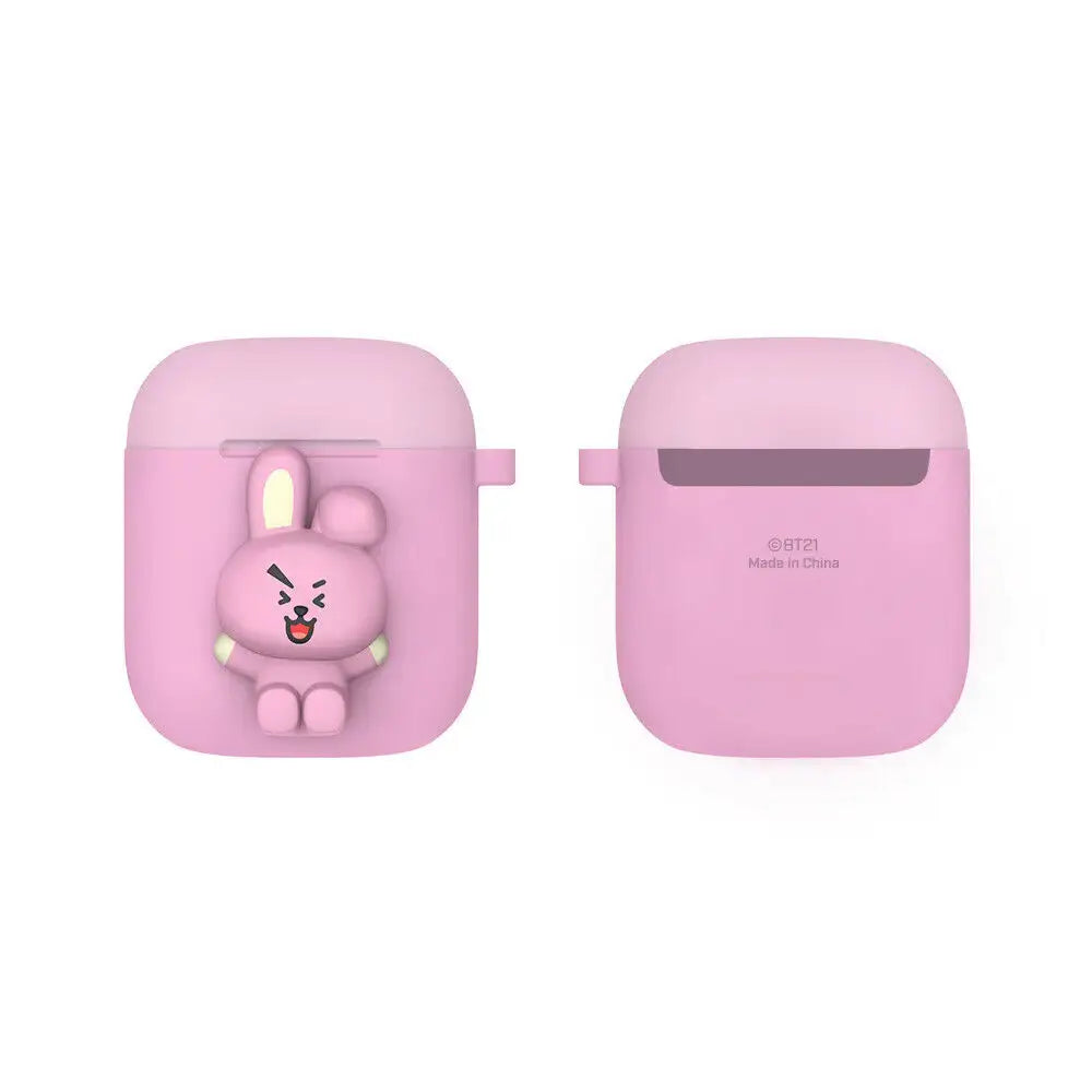 BT21 x Royche - Two-Tone AirPods Silicone Case - Type C - Royche - AirPod Case - Harumio