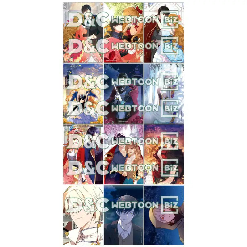 The Reason Why Raeliana Ended Up at the Duke's Mansion - Postcard Set Vol.1 - D&C WEBTOON Biz - Postcards - Harumio