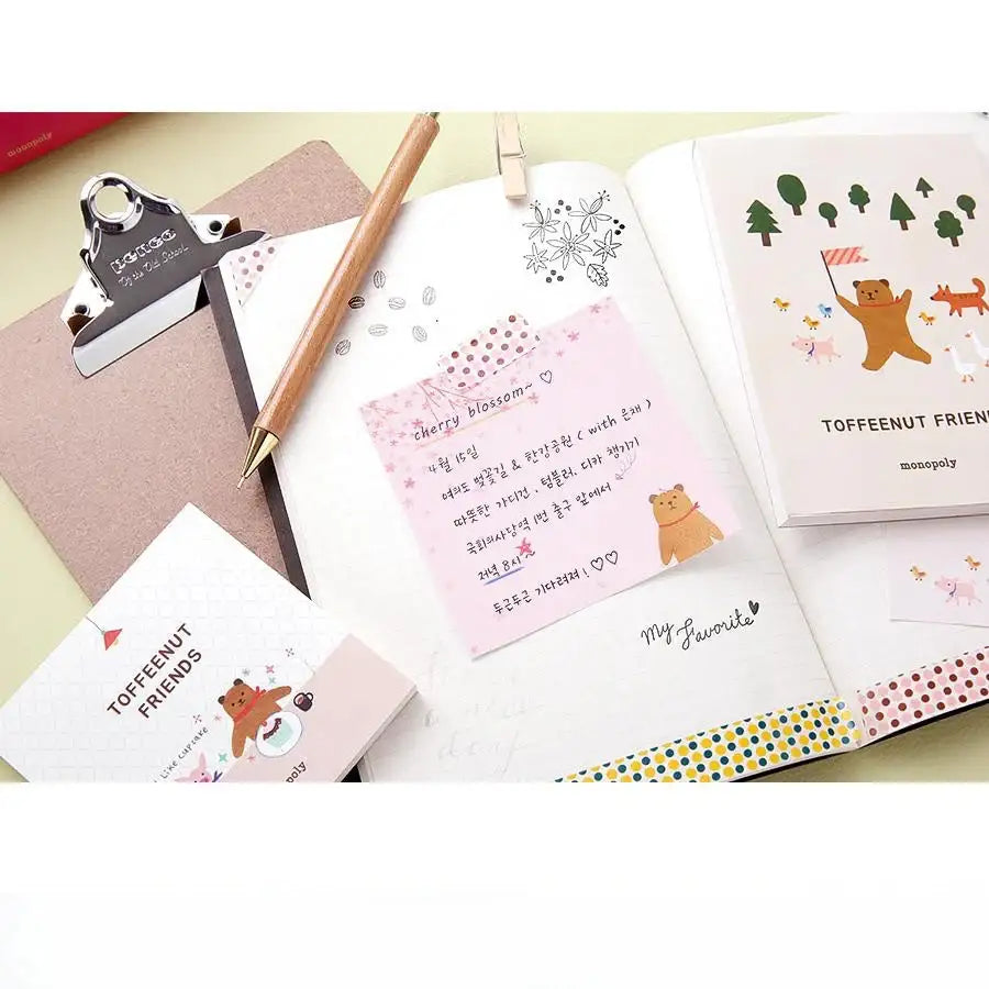 Monopoly - Toffee Nut Memo Paper Letter - Monopoly - Notebooks & Notepads - Harumio