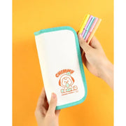 BT21 x Monopoly - Baby Canvas Pen Pouch - BT21 x Monopoly - Stationary - Harumio