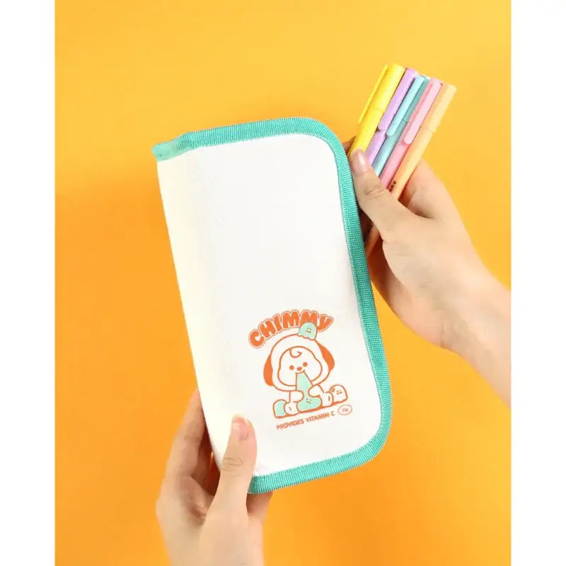BT21 x Monopoly - Baby Canvas Pen Pouch - BT21 x Monopoly - Stationary - Harumio