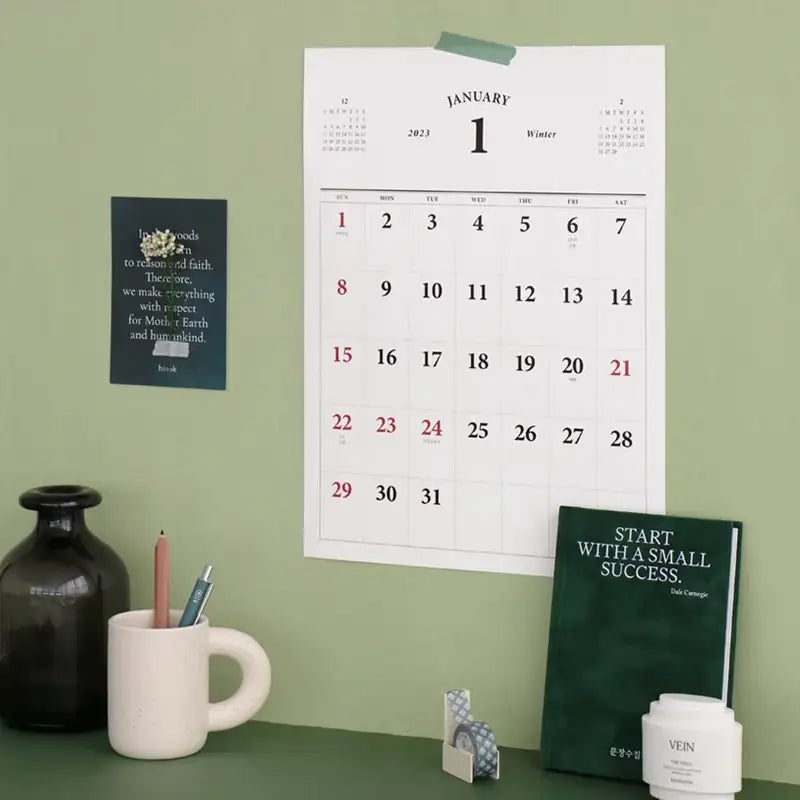 ICONIC - 2023 Wall Calendar - 10x10 - 2023 Calendars - Harumio