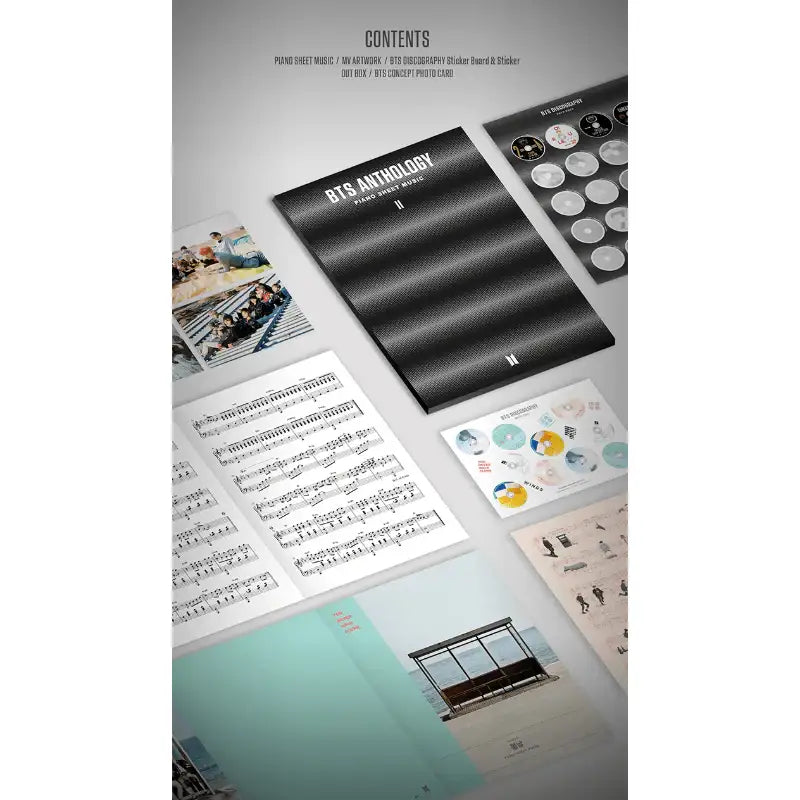 BTS - Piano Sheet Music <BTS Anthology 1,2,3,4> - BTS - Music - Harumio