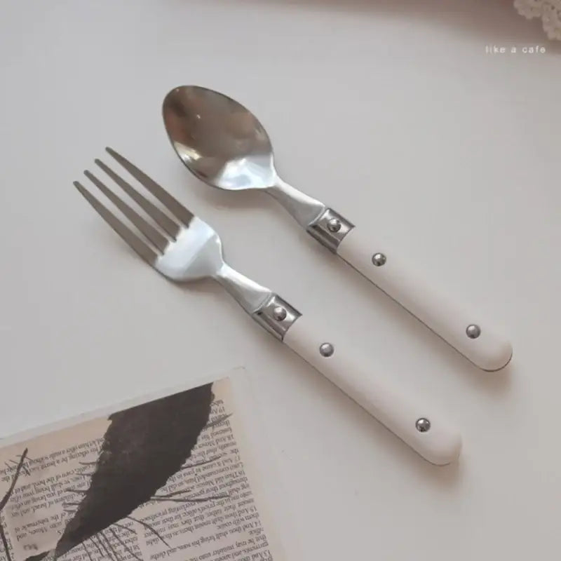 Like A Cafe - White Mood Tea Cutlery - Like A Cafe - Home & Living - Harumio
