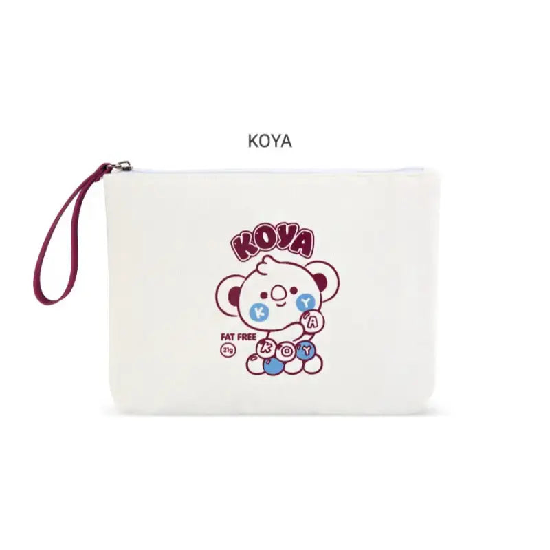 BT21 x Monopoly - Baby Canvas Pouch JELLY CANDY - BT21 x Monopoly - Pouches - Harumio