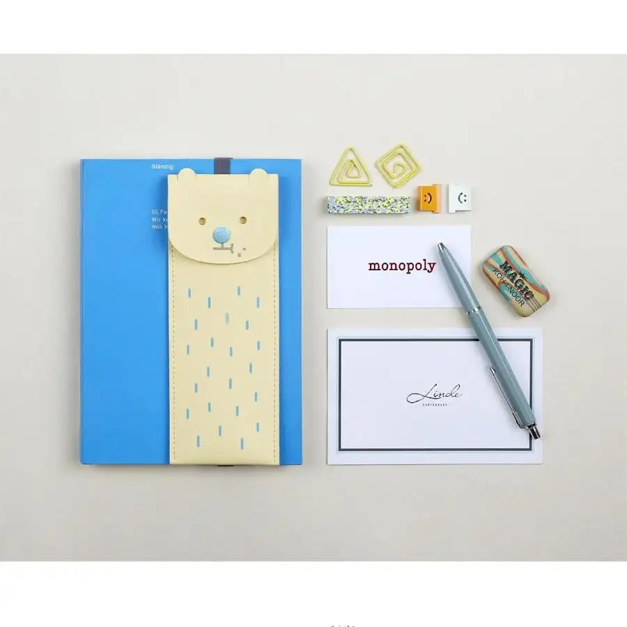 Monopoly - Toffeenut Pencase With Band - Monopoly - Pen & Pencil Cases - Harumio