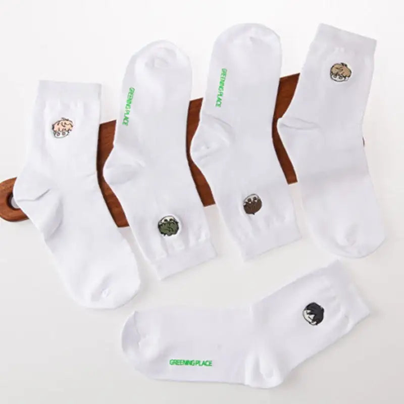 Green Apple Paradise - Character Socks - Green Apple Paradise - Socks - Harumio