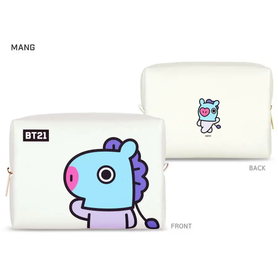 BT21 x Monopoly - PU Square Pouch - Large - Monopoly - Accessories - Harumio