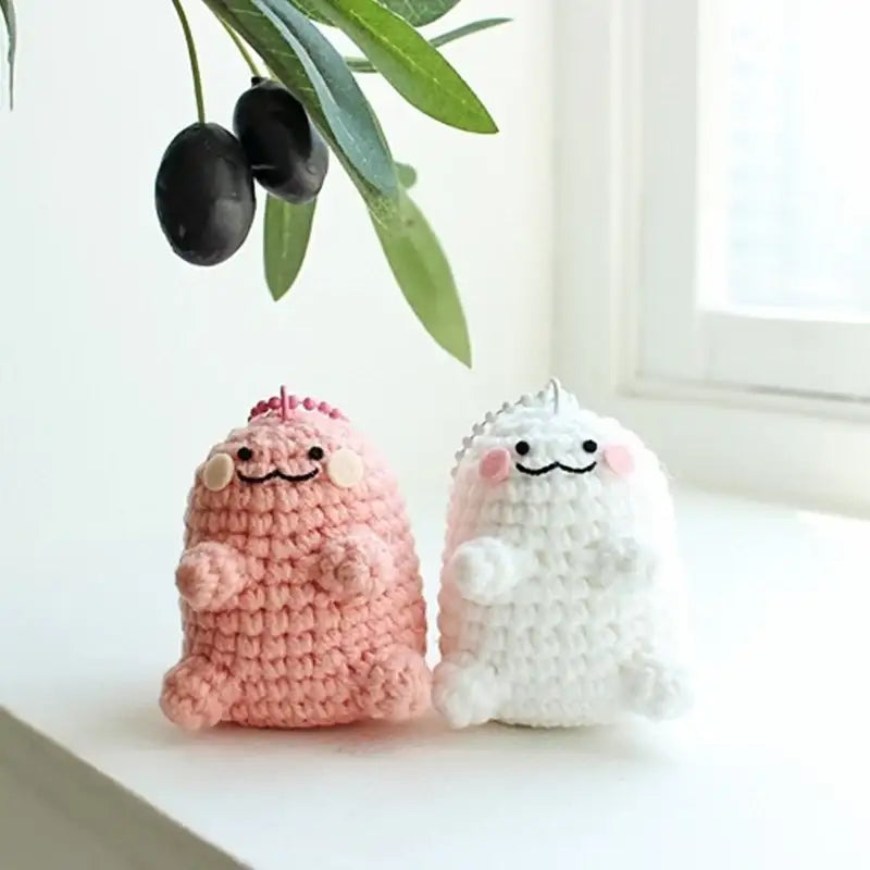 Ikmyeong - Jelly Hand-Knitted Bag Ring - Ikmyeong Shop - Keyrings - Harumio