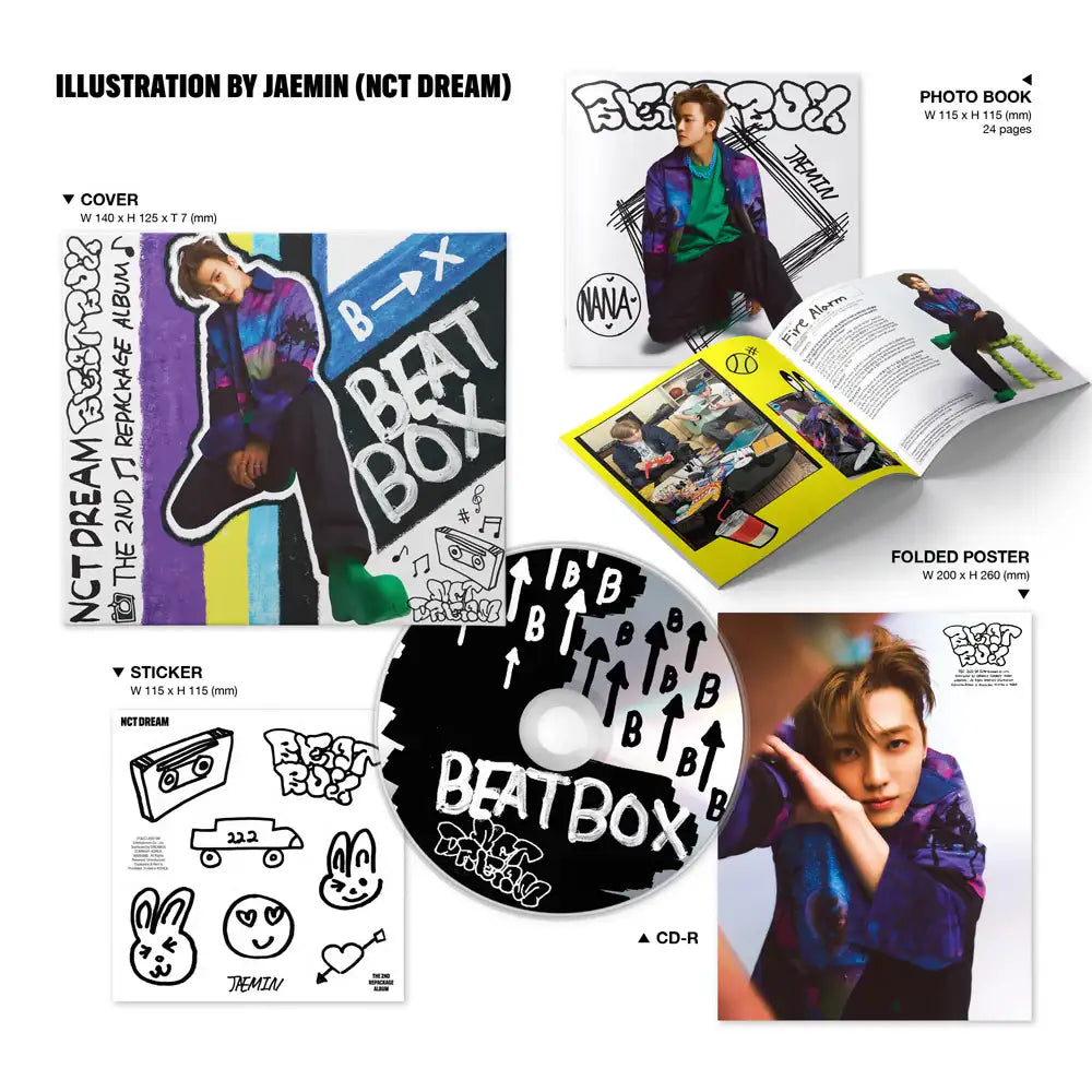 NCT DREAM - 2nd Album Repackage - Beatbox Digipack Version (Random) - NCT DREAM - Album - Harumio