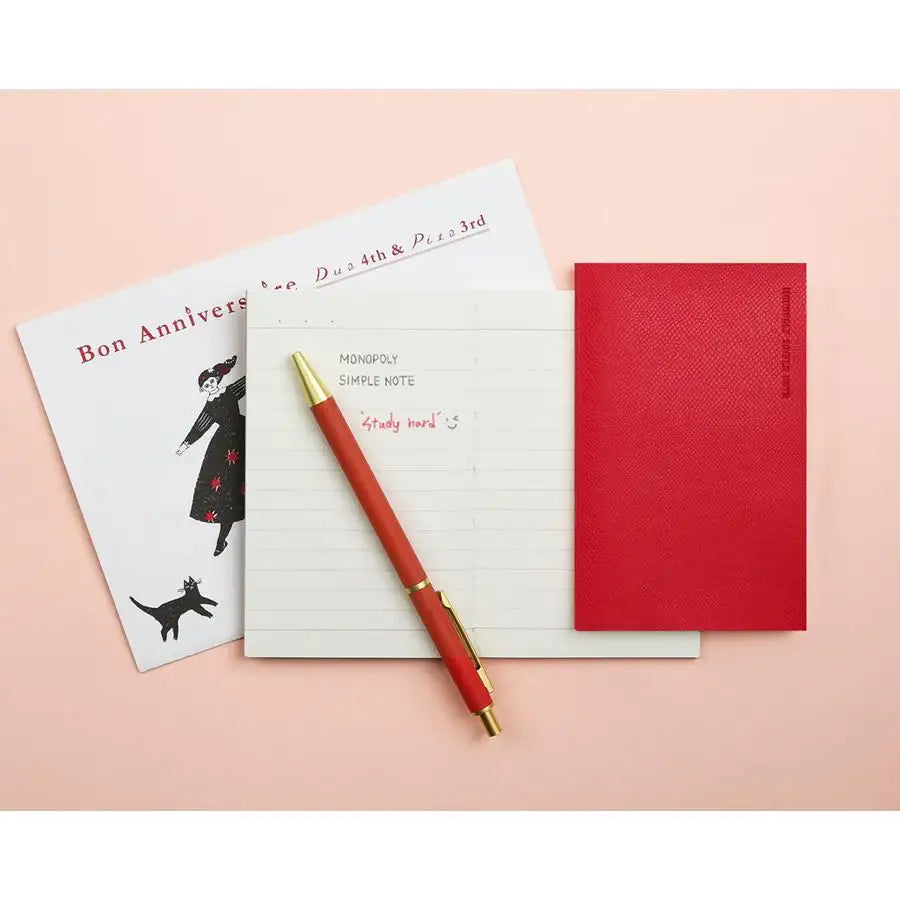 Monopoly - Simple Note Notebook Set - Monopoly - Notebooks & Notepads - Harumio