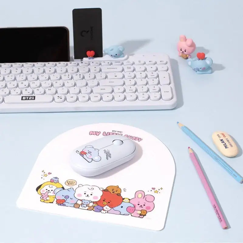 BT21 x Royche - Little Buddy Baby Mouse Pad - Royche - Mouse Pads - Harumio