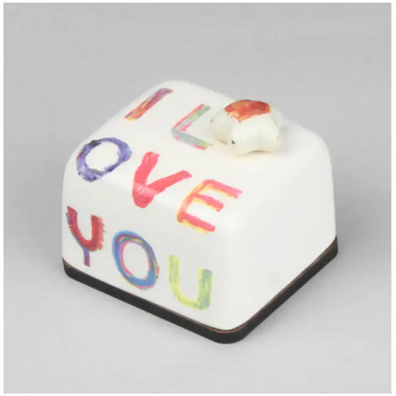 HK Studio - Moony Ceramic I Love You Musical Paperweight - HK Studio - Music Box - Harumio