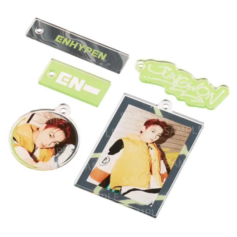ENHYPEN - SADAME - Acrylic Keyring Set - ENHYPEN - Keyring - Harumio