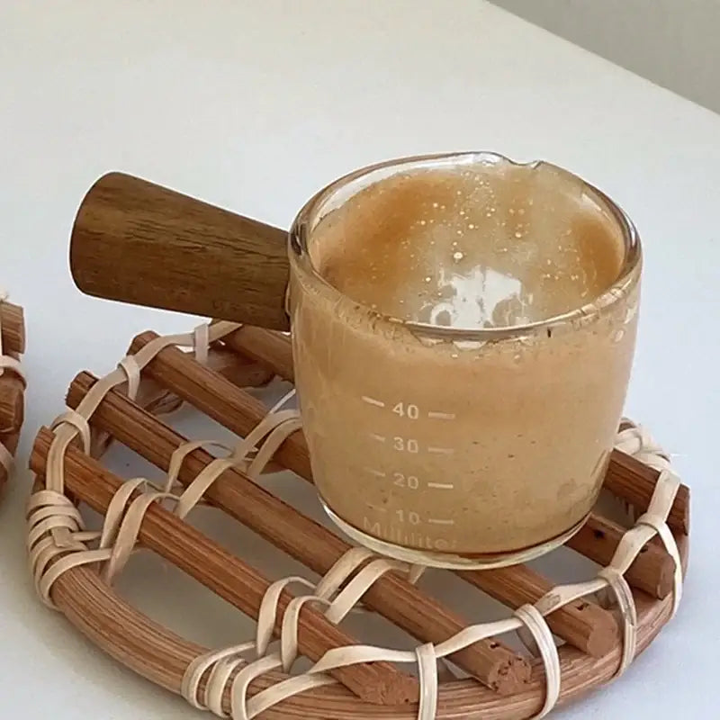 Like A Cafe - Wood Handle Shot Glass - Like A Cafe - Home & Living - Harumio