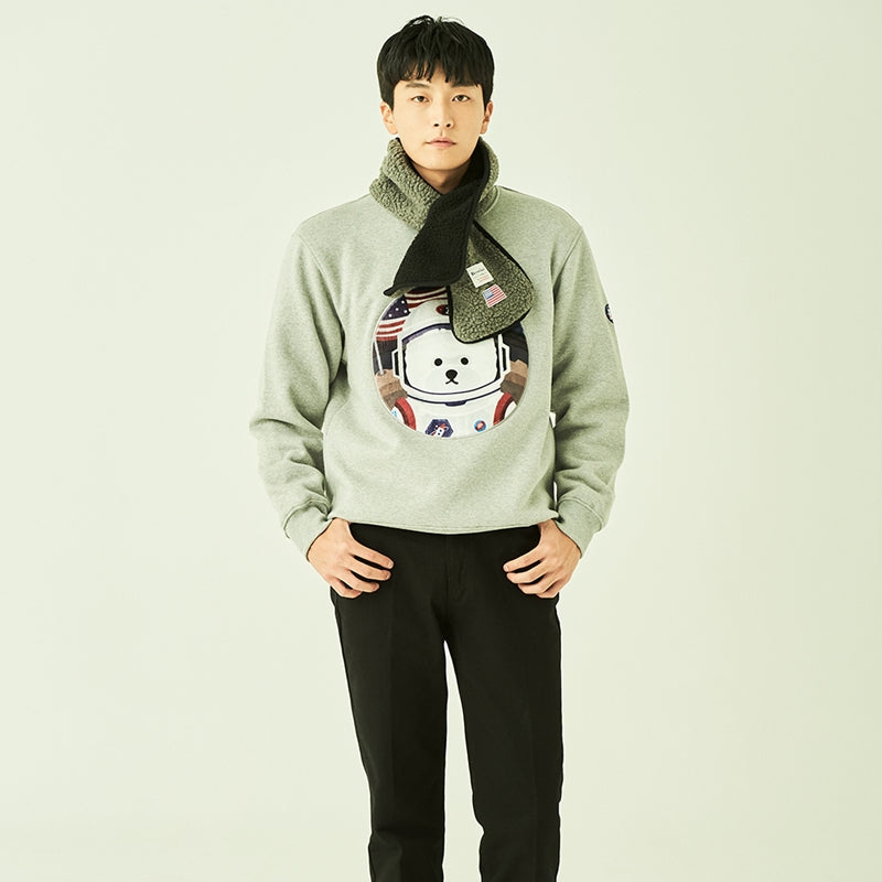 Beyond Closet - 2020 Winter Apollo Collection Classic Logo Patch Sweatshirts