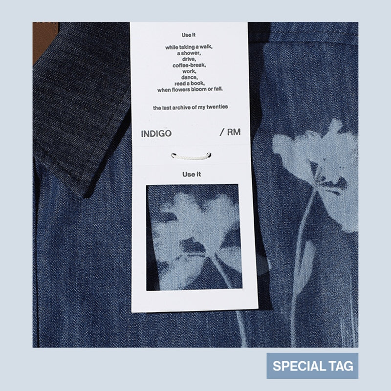 BTS RM - Indigo - Denim Shirt