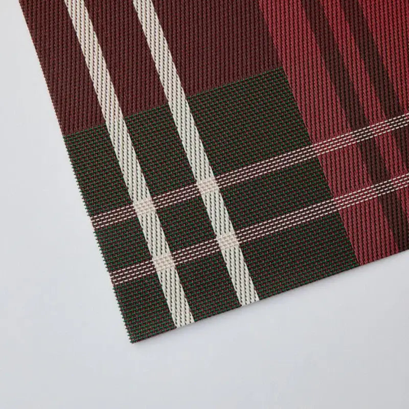 Korean Red Check - Table Mat 4P Set - Modern House - Home & Living - Harumio