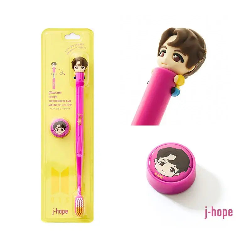 BTS - TinyTan - BTS Character Figure Toothbrush Set - BTS - Home & Living, Accessories - Harumio