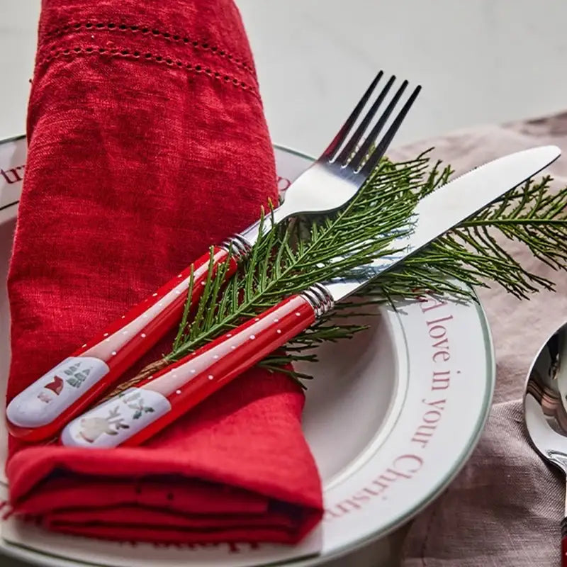 Korean Winter Story - Western Tableware 12P Set - Modern House - Cutlery - Harumio