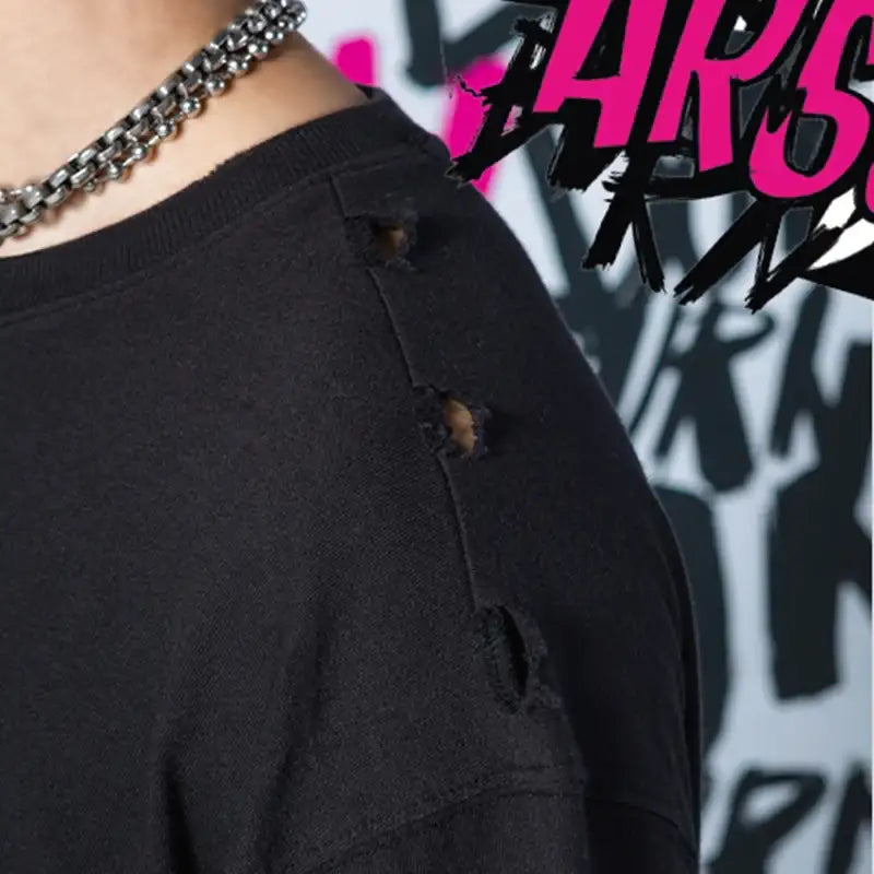 BTS - Jack In The Box - Damaged T-Shirt - BTS - Clothings - Harumio